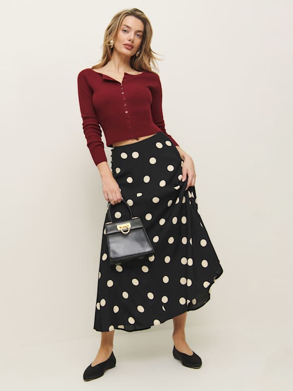 Claire Skirt - Moon Dot